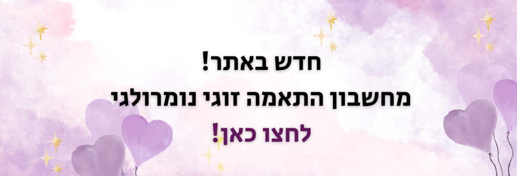 גישה למחשבון התאמה זוגי נומרולוגי - ייעוץ לזוגיות